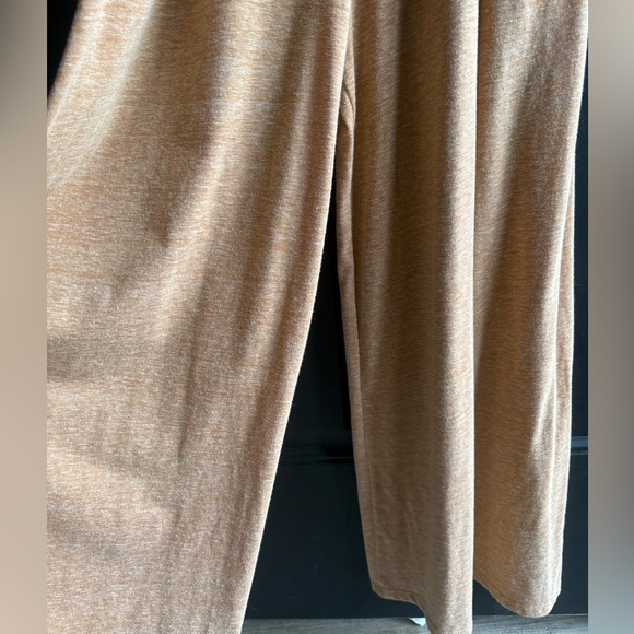 Tan Smocked Wide Leg Jumpsuit Size Medium - Picture 7 of 11